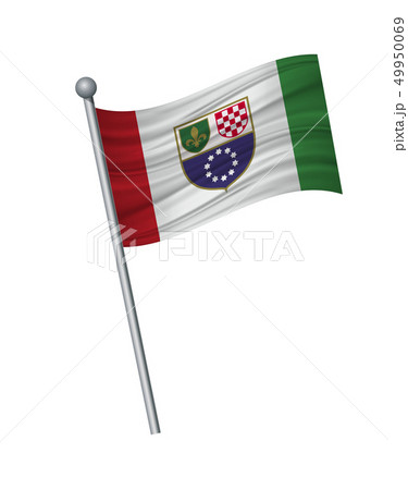 waving of flag on flagpole, Official colors and waving of flag on flagpole, Official colors and 49950069