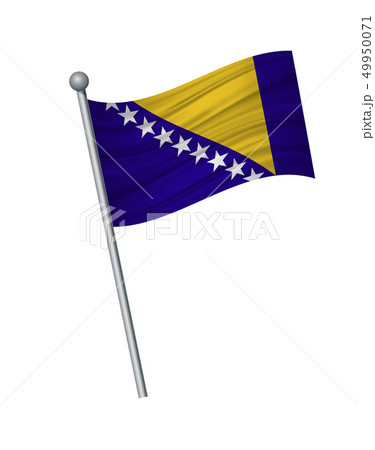 waving of flag on flagpole, Official colors and 49950071