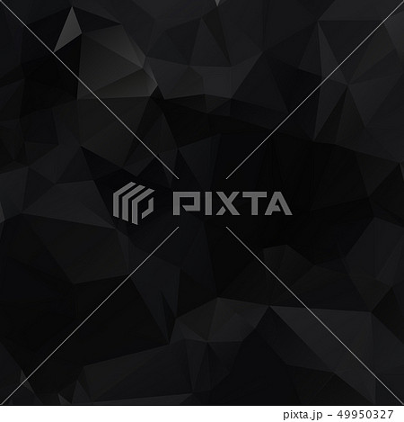 Black polygonal illustration, which consist of 49950327