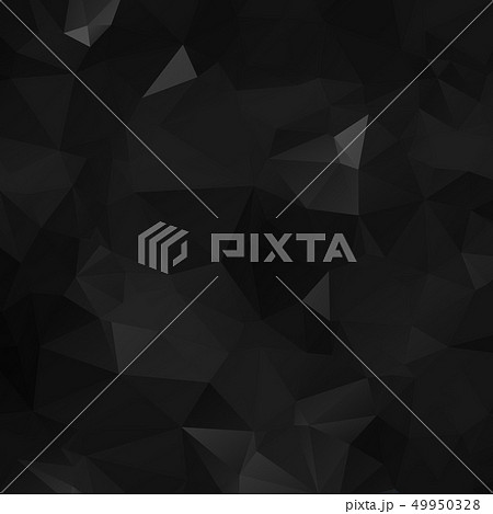 Black polygonal illustration, which consist of 49950328