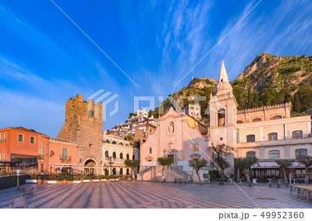 Piazza IX Aprile, Taormina, Sicily, Italy 49952360