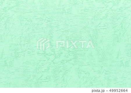 用紙　紙　レザック　ライトグリーン　背景素材　テクスチャー  49952664