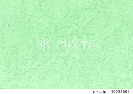 用紙　紙　レザック　ライトグリーン　背景素材　テクスチャー  49952665