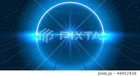 Cosmic background with fantastic hyperspace, neon 49952836