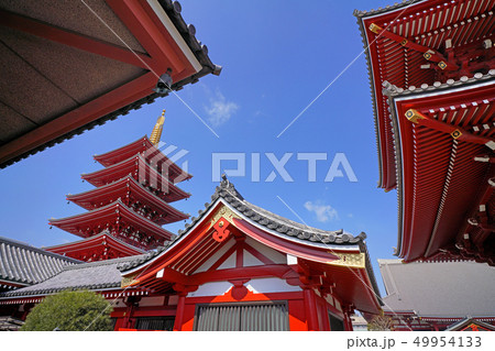 日本の東京都市景観 浅草寺 日本の東京都市景観 浅草寺 49954133