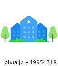 Hospital building icon illustration 49954218