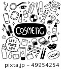Cosmetic hand drawn doodles vector 49954254