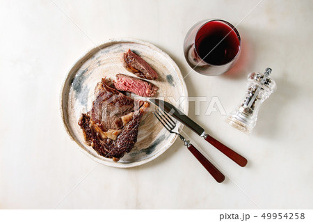 Grilled beef steak 49954258