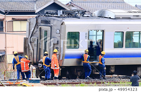 JR Train Derailment Japan 2019西日本紀勢線御坊駅列車脱線事故現場3 JR Train Derailment Japan 2019西日本紀勢線御坊駅列車脱線事故現場3 49954323
