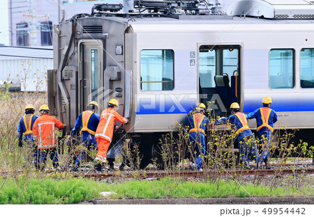 JR Train Derailment Japan 2019西日本紀勢線御坊駅列車脱線事故現場5 JR Train Derailment Japan 2019西日本紀勢線御坊駅列車脱線事故現場5 49954442