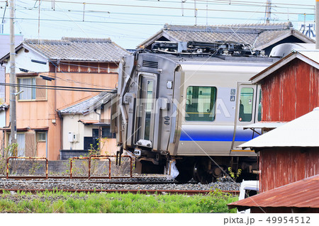 JR Train Derailment Japan 2019西日本紀勢線御坊駅列車脱線事故現場7 JR Train Derailment Japan 2019西日本紀勢線御坊駅列車脱線事故現場7 49954512