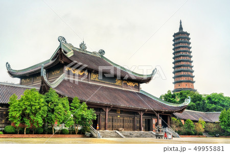 Bai Dinh temple at Trang An, Vietnam Bai Dinh temple at Trang An, Vietnam 49955881