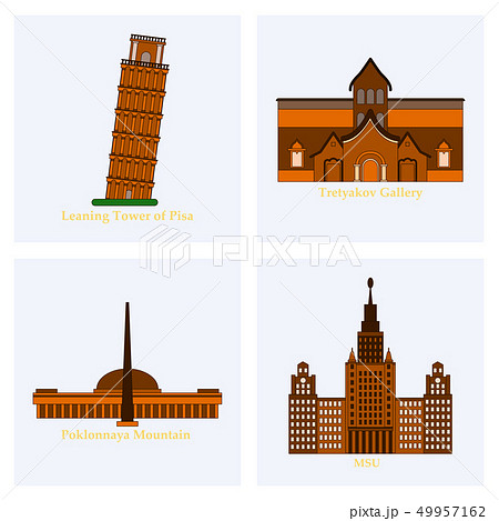 famous place and monument around the world. famous place and monument around the world. 49957162