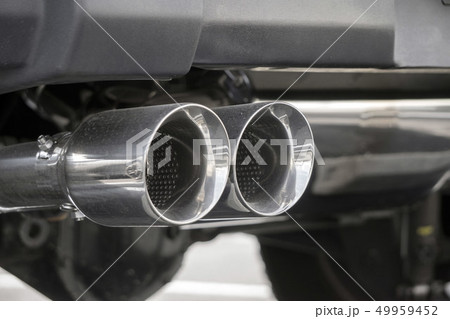 ダブルマフラー　自動車  49959452