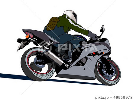 オートバイのイラスト素材