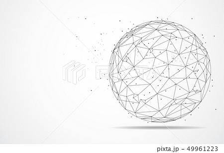 Global network connection. World map point Global network connection. World map point 49961223