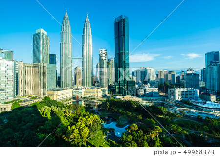 Beautiful architecture building exterior city in kuala lumpur skyline Beautiful architecture building exterior city in kuala lumpur skyline 49968373