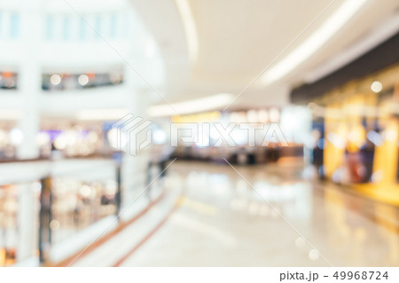 Abstract blur and defocused shopping mall of department store 49968724