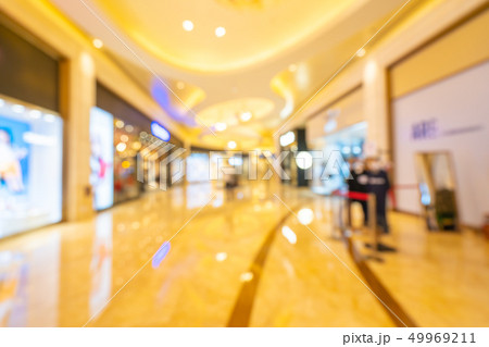 Abstract blur and defocused shopping mall of department store Abstract blur and defocused shopping mall of department store 49969211