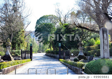 京都の町並み 大谷御廟出入口前 京都の町並み 大谷御廟出入口前 49969881