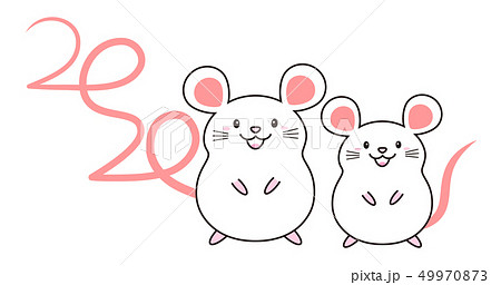 しっぽの形が2020になっているねずみ mouse 2020 しっぽの形が2020になっているねずみ mouse 2020 49970873