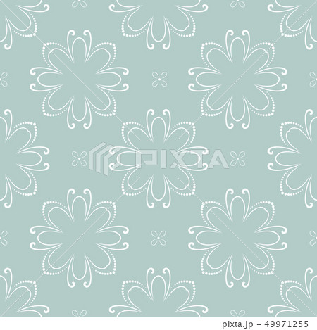 Floral Fine Seamless Vector Pattern 49971255