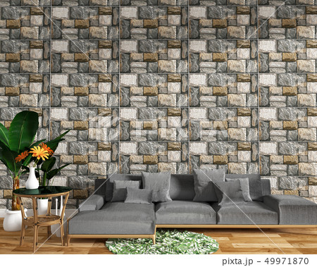 modern living room interior with sofa decoration  49971870