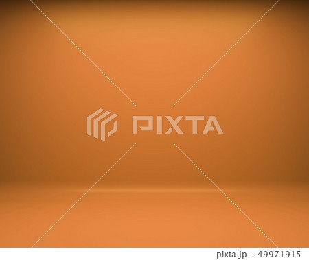 Orange floor and wall background. 3D rendering Orange floor and wall background. 3D rendering 49971915