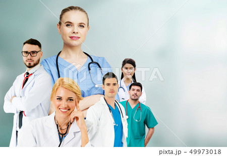 Medical and healthcare doctor people group. Medical and healthcare doctor people group. 49973018