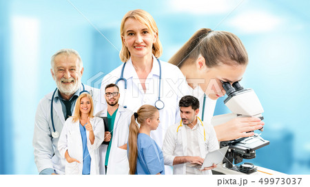 Medical and healthcare doctor people group. 49973037