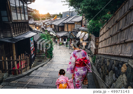 Traveler in Higashiyama District, Kyoto, Japan Traveler in Higashiyama District, Kyoto, Japan 49973143