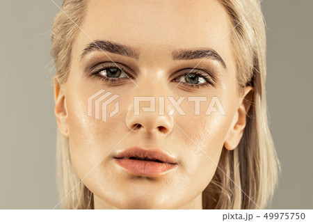 Face of a beautiful nice pretty woman Face of a beautiful nice pretty woman 49975750