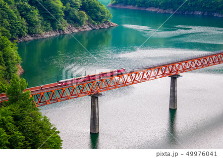 【静岡県】初夏の奥大井湖上駅と列車 【静岡県】初夏の奥大井湖上駅と列車 49976041