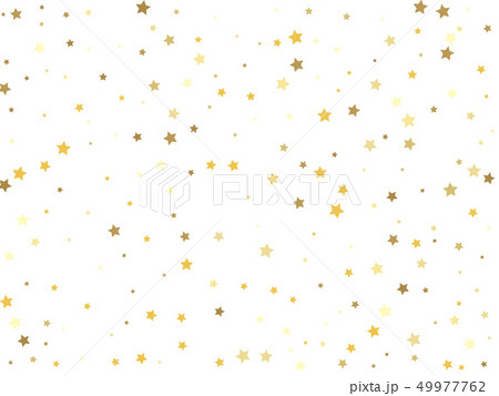 Gold stars on a white background. 49977762