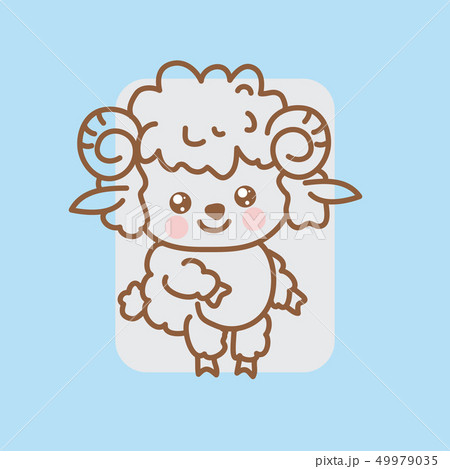 cartoon zodiac silhouette on the white background 49979035