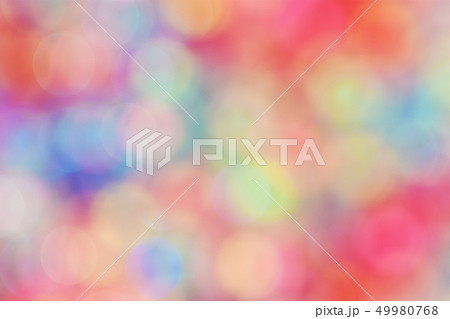 丸ボケ、たまボケ、カラー背景イメージ 49980768