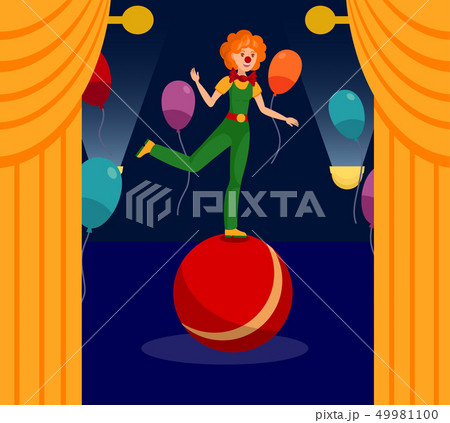 Show Night, Event at Circus Vector Illustration 49981100