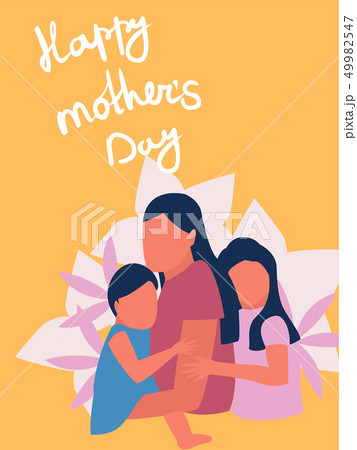 Mothers day greeting card 49982547
