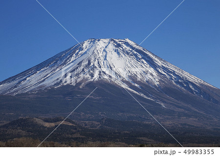 富士山　冬景 49983355