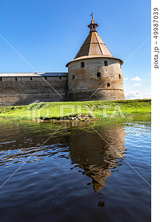 Historical Oreshek fortress is an ancient Russian Historical Oreshek fortress is an ancient Russian 49987039