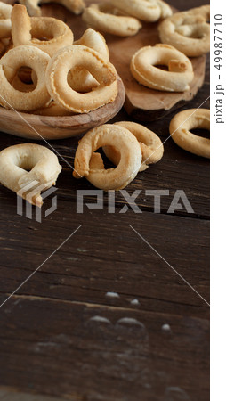 Taralli Traditional Italian snack from Puglia 49987710