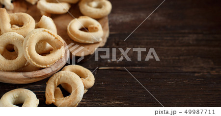 Taralli Traditional Italian snack from Puglia 49987711