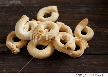 Taralli Traditional Italian snack from Puglia 49987712