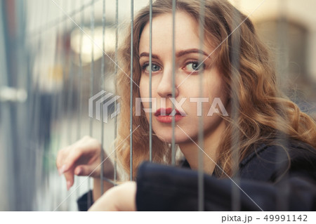 girl behind bars 49991142