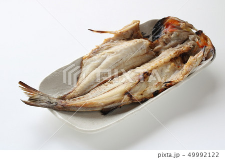 イサキの一夜干しの焼き魚の写真素材