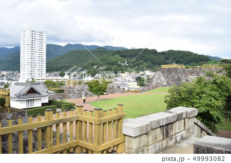 甲府城・謝恩碑から本丸と天守台 甲府城・謝恩碑から本丸と天守台 49993082
