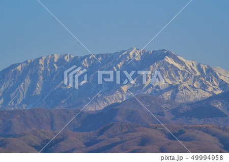 鳥取県の大山(だいせん)を南東側から望む 49994958