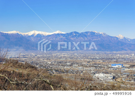 【山梨県】八代ふるさと公園からの眺望 49995916