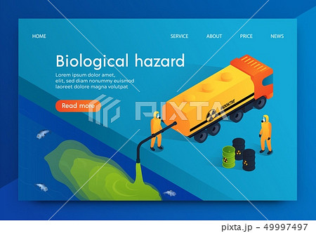 Flat Illustration Humanity Biological Hazard. 49997497