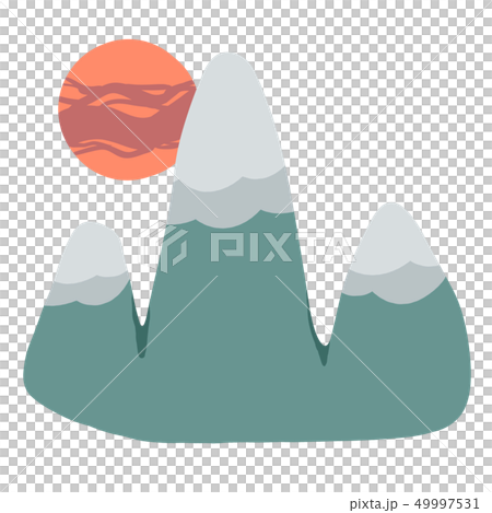 Sun and mountain 49997531